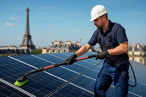 nettoyage panneau solaire paris